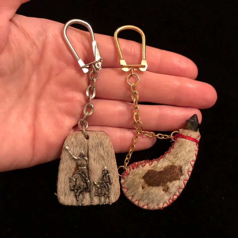 Western Themed Native Indian Keychain Set